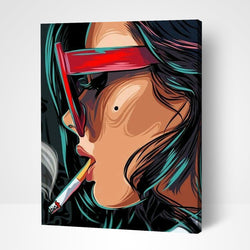 Smoking Woman Pop Art (ONLINE ORDER ONLY)