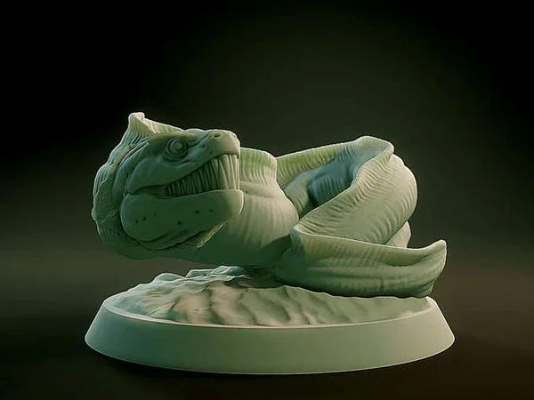 3D Printed Nafarrate Gaint Eel Lovecraftian Bestiary 28 32 mm D&D (Online Only)