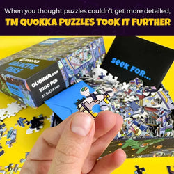 Galactic Tails Seekers Finders 1000 Piece Jigsaw Puzzle Quokka (ONLINE ORDER ONLY)