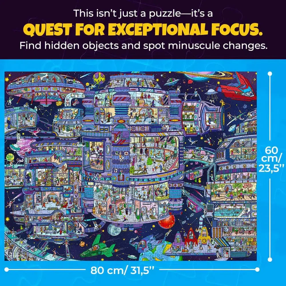 Galactic Tails Seekers Finders 1000 Piece Jigsaw Puzzle Quokka (ONLINE ORDER ONLY)