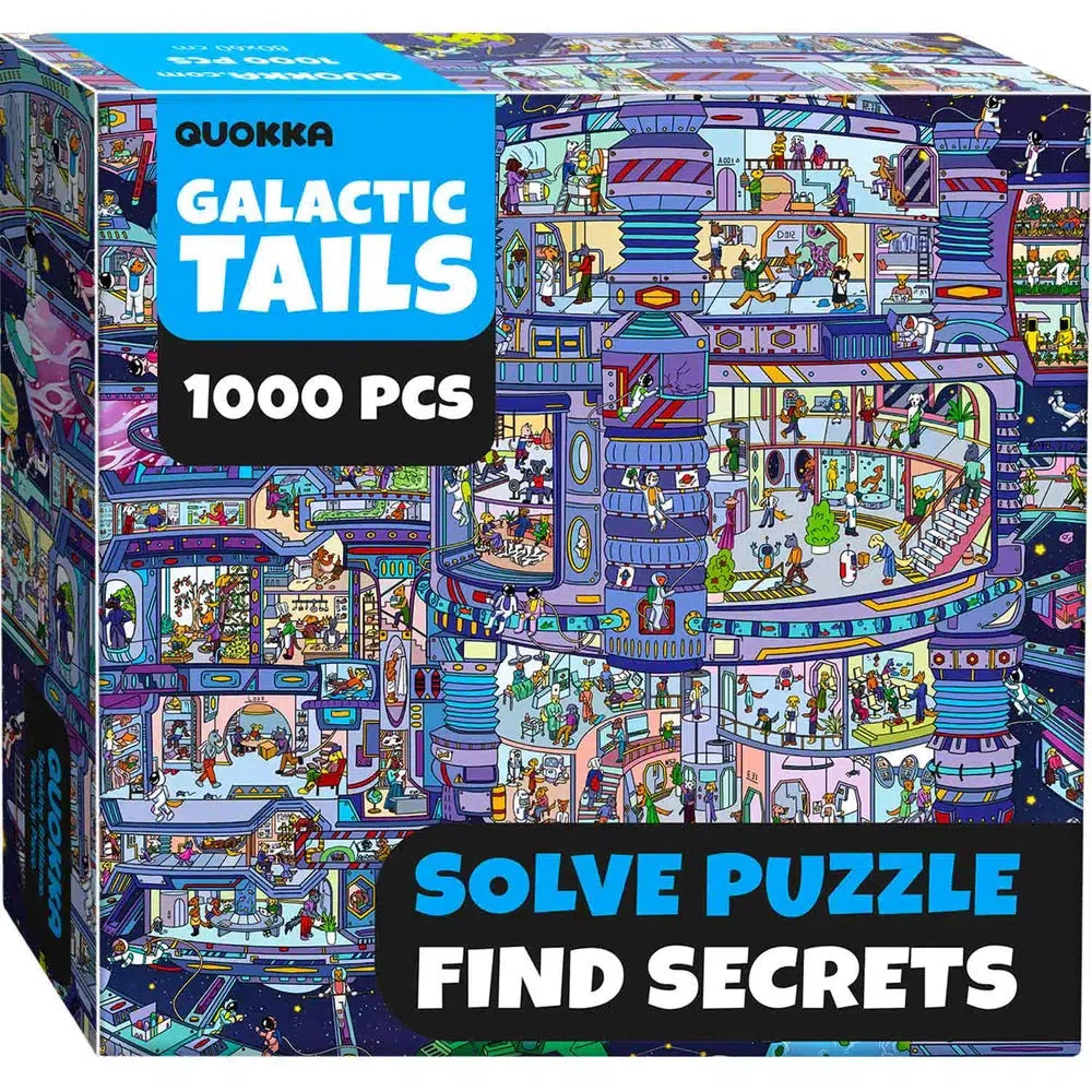 Galactic Tails Seekers Finders 1000 Piece Jigsaw Puzzle Quokka (ONLINE ORDER ONLY)