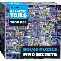 Galactic Tails Seekers Finders 1000 Piece Jigsaw Puzzle Quokka (ONLINE ORDER ONLY)