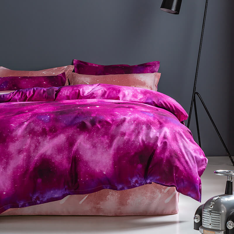 Galaxy Pattern Bedding Sets Quilt Covers Room Decoration (Online Order Only)