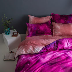 Galaxy Pattern Bedding Sets Quilt Covers Room Decoration (Online Order Only)