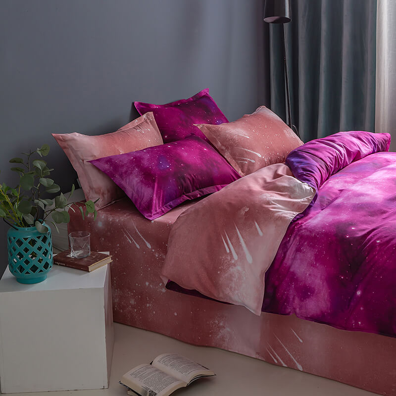 Galaxy Pattern Bedding Sets Quilt Covers Room Decoration (Online Order Only)