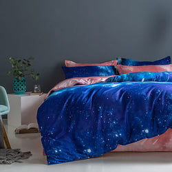 Galaxy Bedding Sets Kids Quilt Covers Room Decoration (Online Order Only)