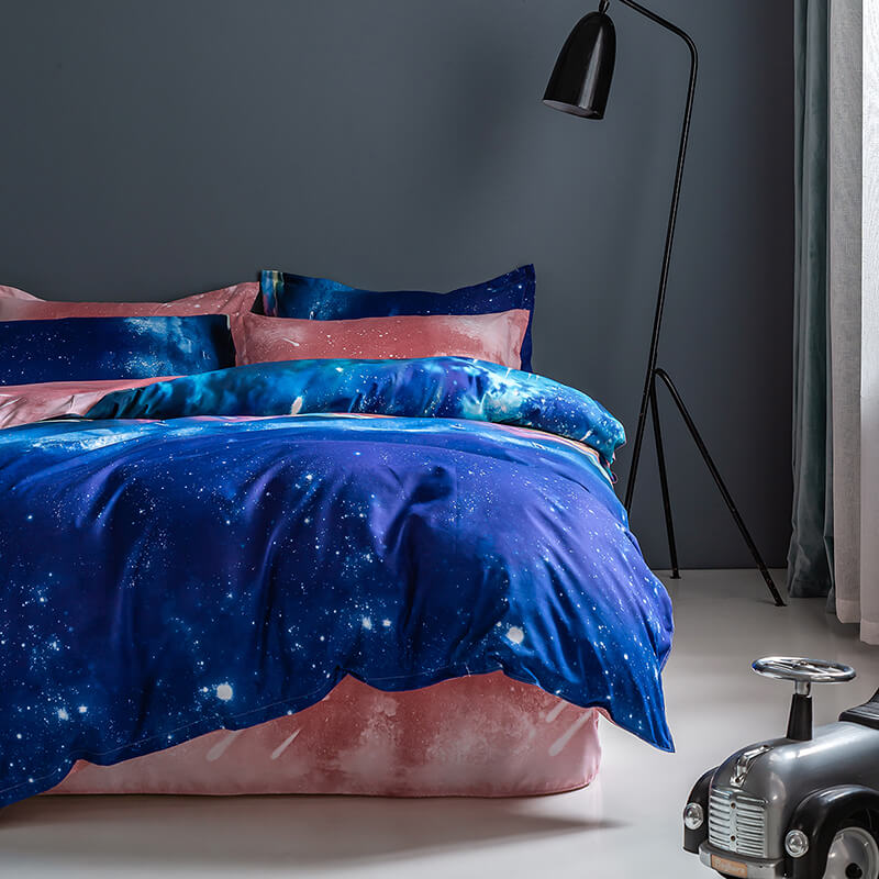 Galaxy Bedding Sets Kids Quilt Covers Room Decoration (Online Order Only)