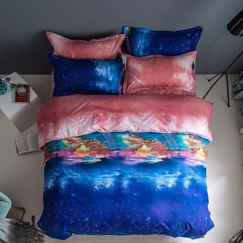 Galaxy Bedding Sets Kids Quilt Covers Room Decoration (Online Order Only)