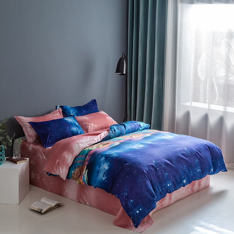 Galaxy Bedding Sets Kids Quilt Covers Room Decoration (Online Order Only)