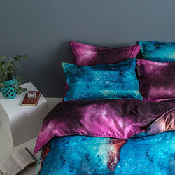 Galaxy Outer Space Bedding Sets Quilt Covers (Online Order Only)