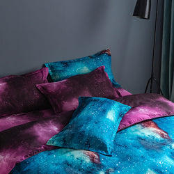 Galaxy Outer Space Bedding Sets Quilt Covers (Online Order Only)