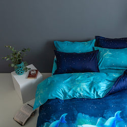 Galaxy Sky Outer Space Pattern Bedding Sets Quilt Covers (Online Order Only)