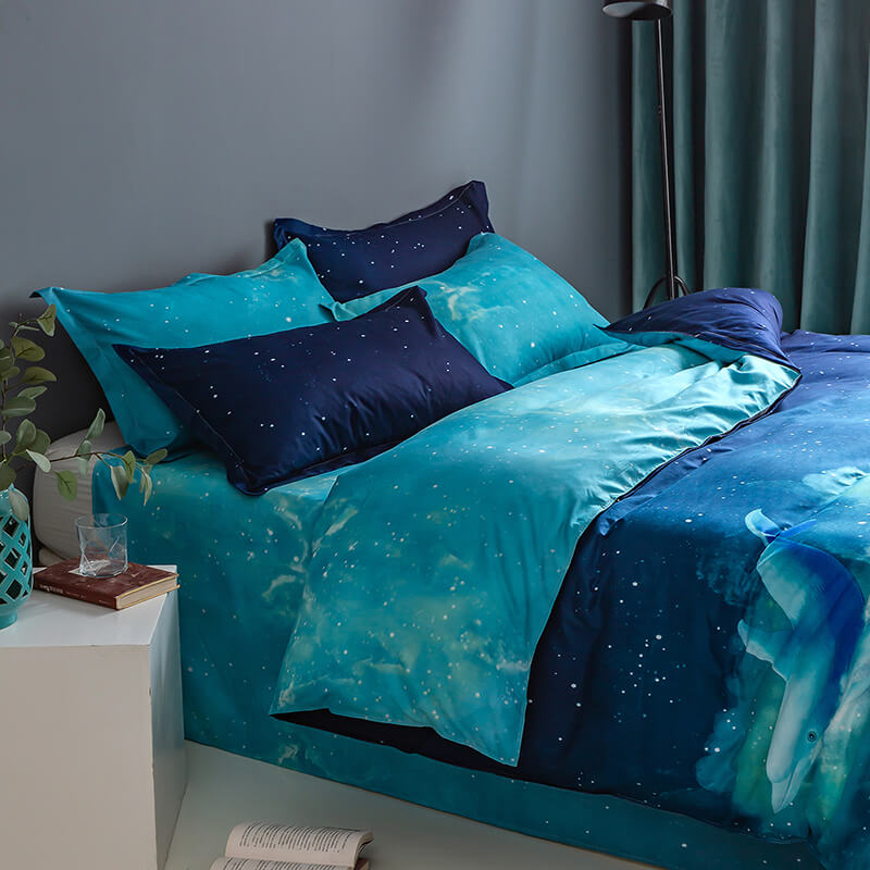 Galaxy Sky Outer Space Pattern Bedding Sets Quilt Covers (Online Order Only)