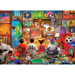 Game Day Hangout Back in Time 1000 Piece Jigsaw Puzzle MasterPieces