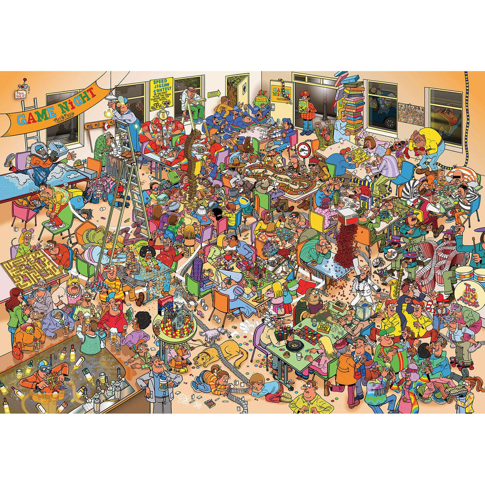 Game Night 1000 Piece Premium Jigsaw Puzzle Art & Fable (ONLINE ORDER ONLY)