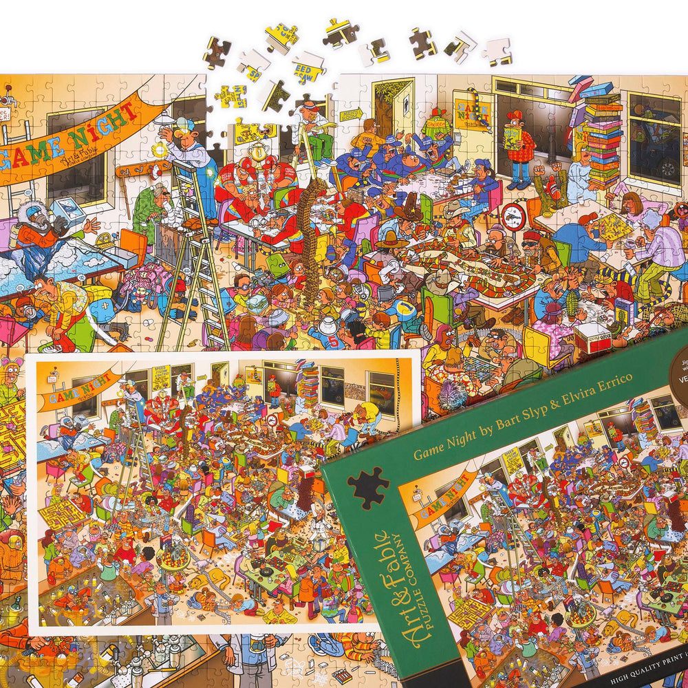 Game Night 1000 Piece Premium Jigsaw Puzzle Art & Fable (ONLINE ORDER ONLY)