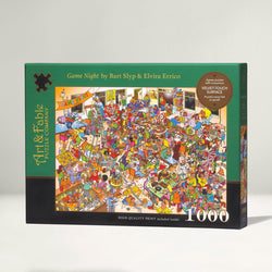 Game Night 1000 Piece Premium Jigsaw Puzzle Art & Fable (ONLINE ORDER ONLY)