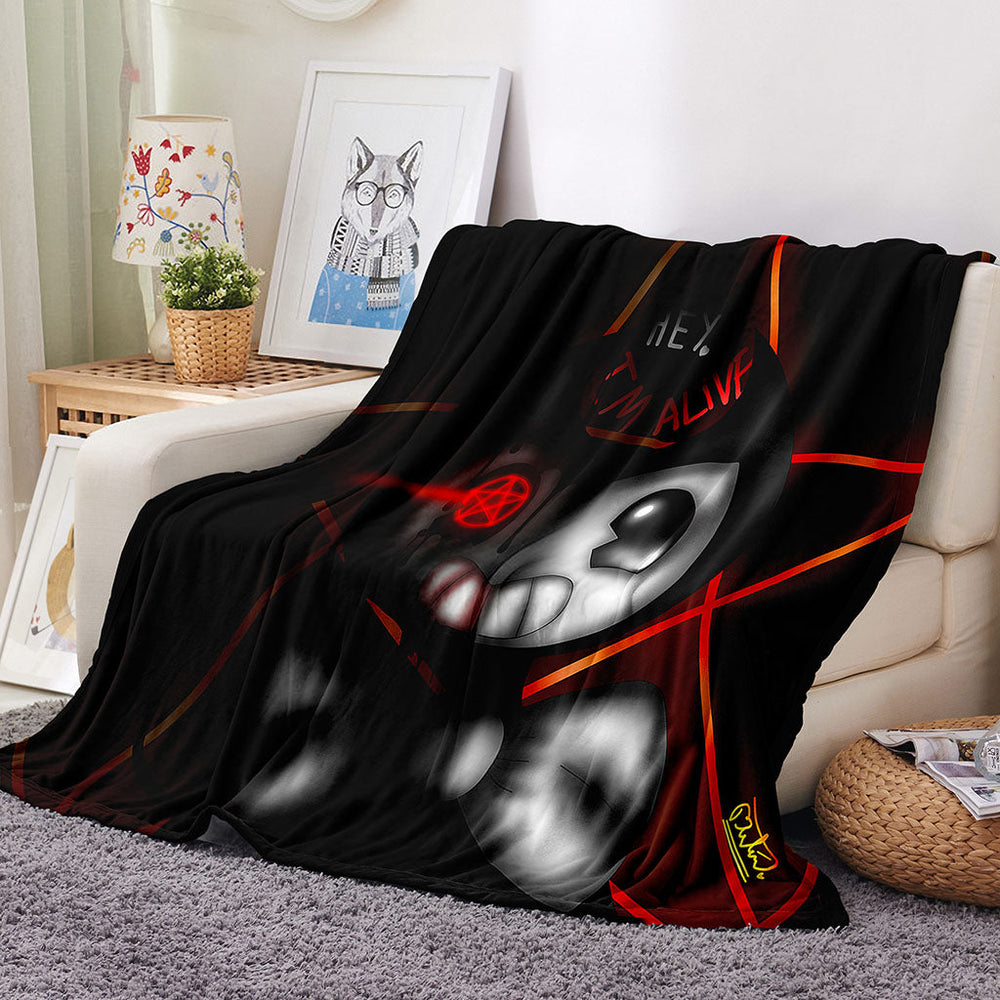 Game Bendy And The Ink Machine Blanket Flannel Throw Room Decoration (Online Order Only)
