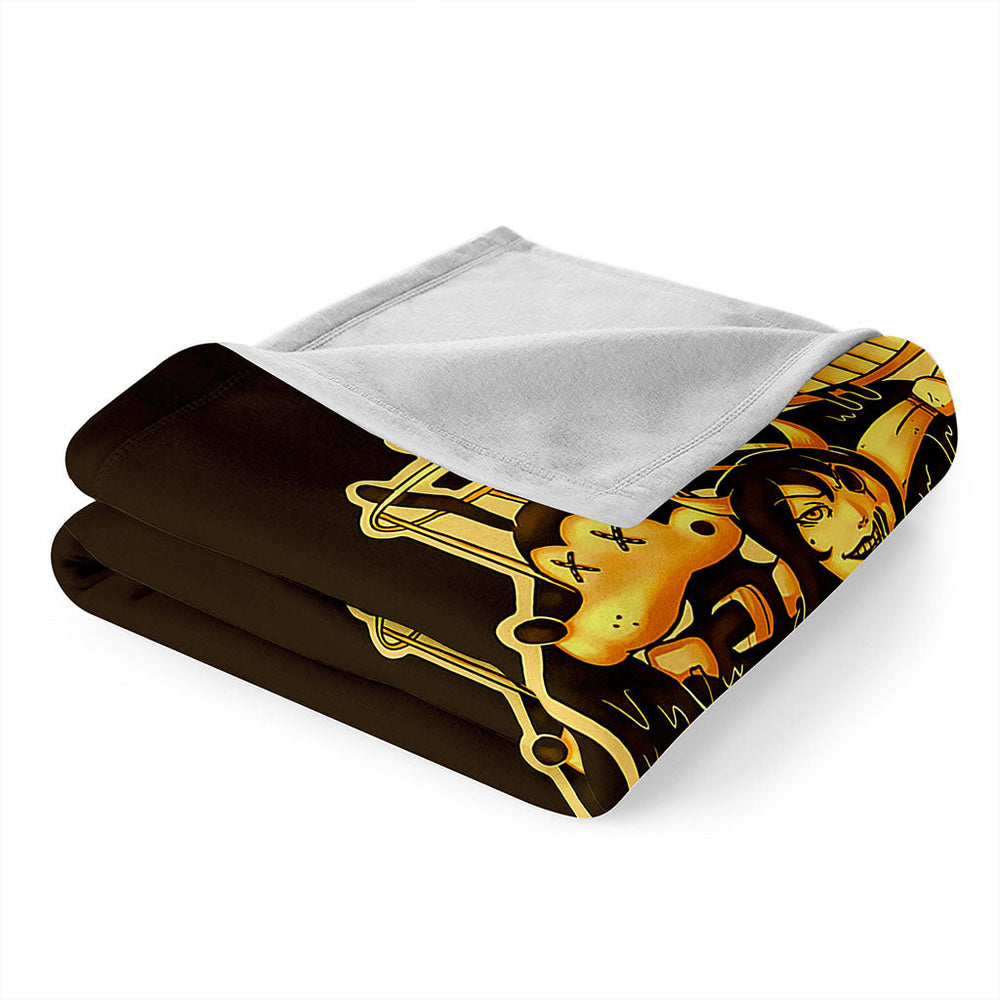 Game Bendy And The Ink Machine Blanket Flannel Throw Room Decoration (Online Order Only)