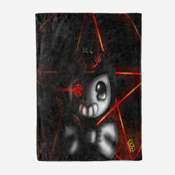 Game Bendy And The Ink Machine Blanket Flannel Throw Room Decoration (Online Order Only)