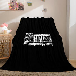 Gamer Cosplay Flannel Blanket Throw (Online Order Only)