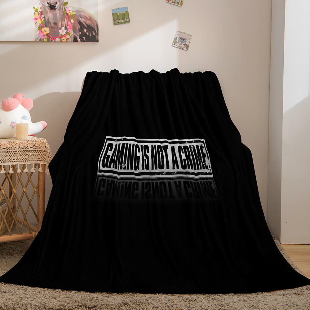 Gamer Cosplay Flannel Blanket Throw (Online Order Only)