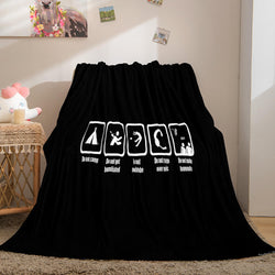 Gamer Cosplay Flannel Blanket Throw (Online Order Only)