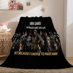 Gamer Cosplay Flannel Blanket Throw (Online Order Only)