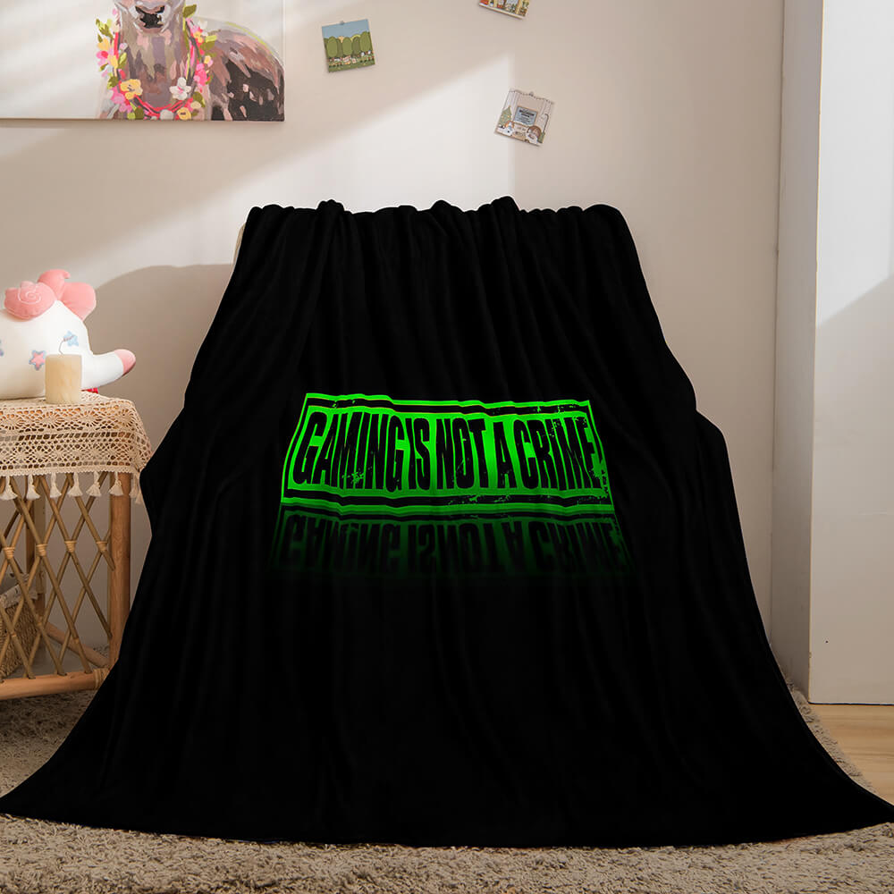 Gamer Cosplay Flannel Blanket Throw (Online Order Only)