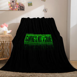 Gamer Cosplay Flannel Blanket Throw (Online Order Only)