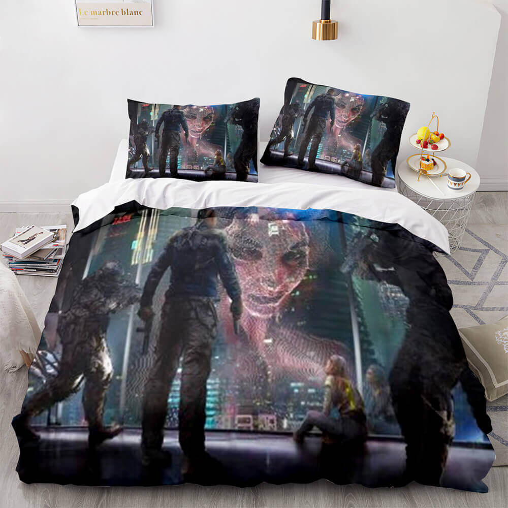 Game Cyberpunk 2077 Bedding Set Cosplay Quilt Cover Without Filler (Online Order Only)