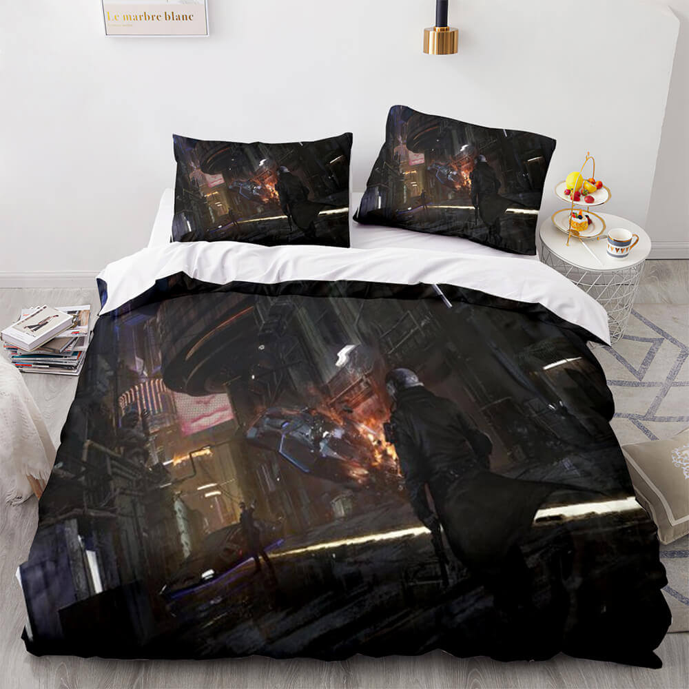 Game Cyberpunk 2077 Bedding Set Cosplay Quilt Cover Without Filler (Online Order Only)