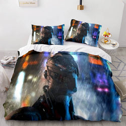 Game Cyberpunk 2077 Bedding Set Cosplay Quilt Cover Without Filler (Online Order Only)