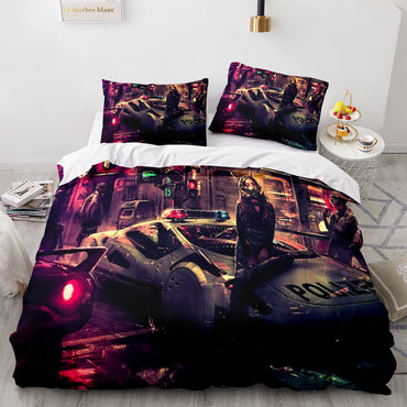 Game Cyberpunk 2077 Bedding Set Quilt Covers Without Filler (Online Order Only)