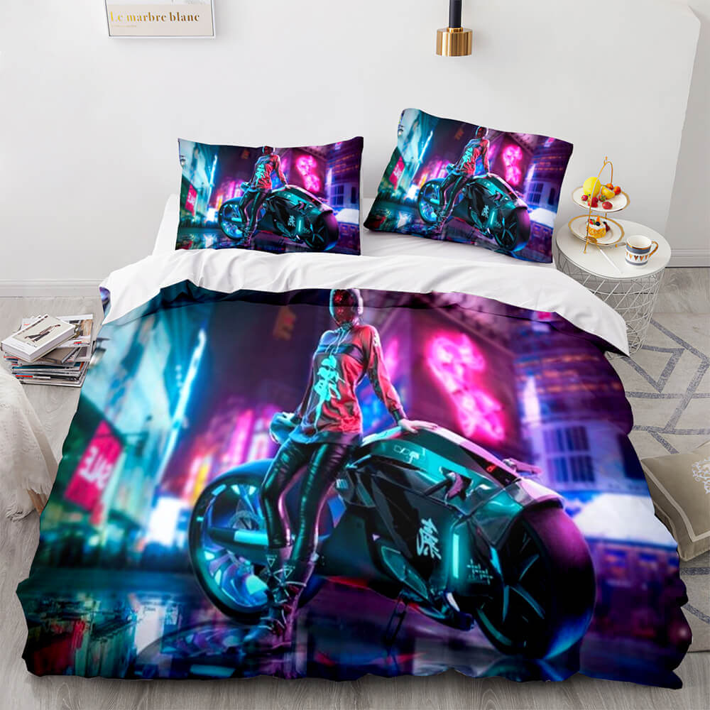 Game Cyberpunk 2077 Bedding Set Quilt Covers Without Filler (Online Order Only)