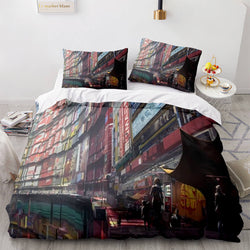 Game Cyberpunk 2077 Bedding Set Quilt Covers Without Filler (Online Order Only)