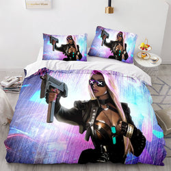 Game Cyberpunk 2077 Bedding Set Quilt Covers Without Filler (Online Order Only)