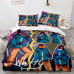 Game FNF Whitty Bedding Sets Soft Quilt Covers (Online Order Only)
