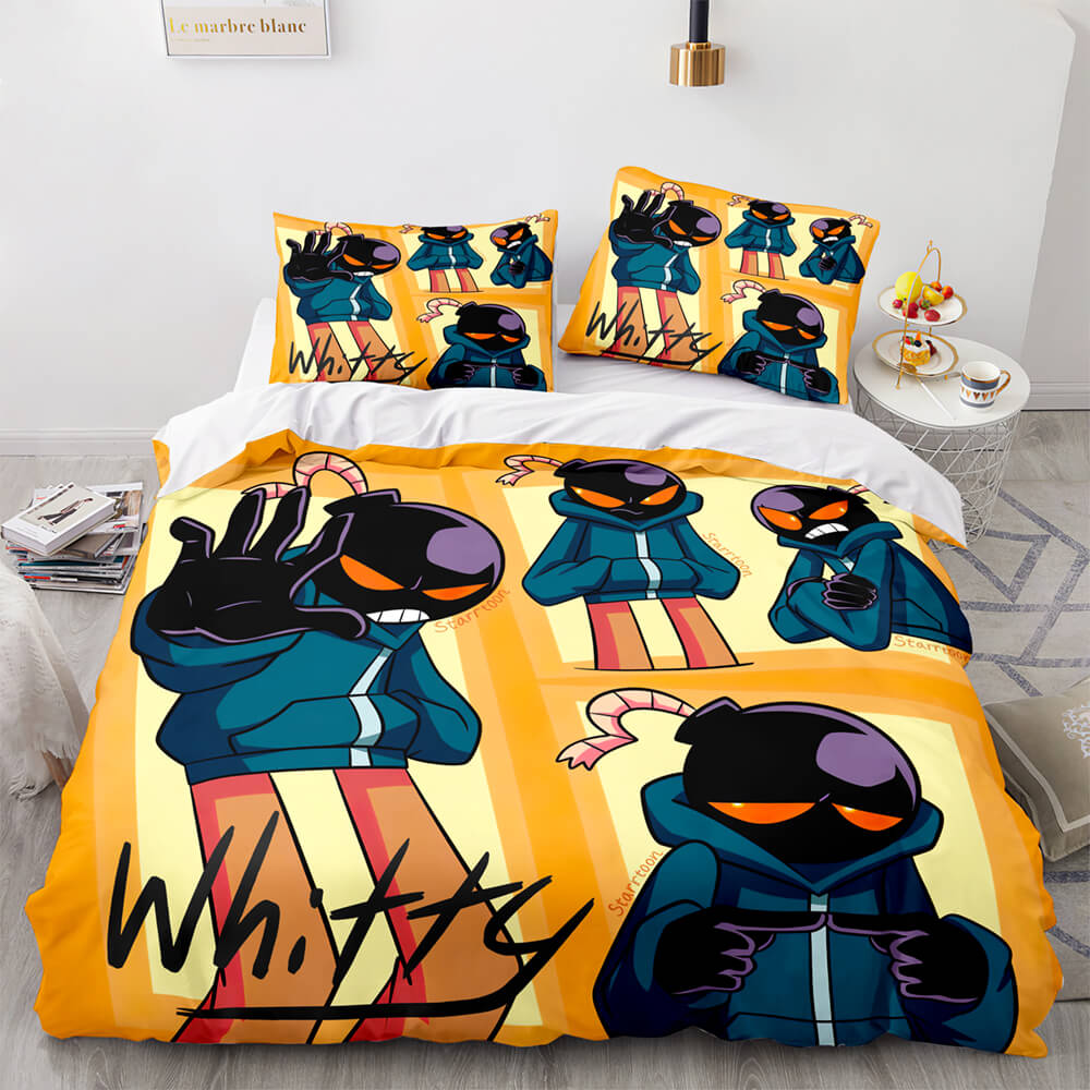 Game FNF Whitty Bedding Sets Soft Quilt Covers (Online Order Only)