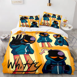 Game FNF Whitty Bedding Sets Soft Quilt Covers (Online Order Only)
