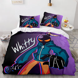 Game FNF Whitty Bedding Sets Soft Quilt Covers (Online Order Only)