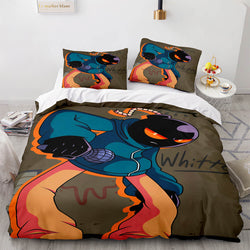 Game FNF Whitty Bedding Sets Soft Quilt Covers (Online Order Only)