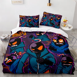 Game FNF Whitty Bedding Sets Soft Quilt Covers (Online Order Only)