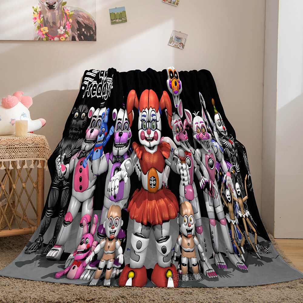 Game Five Nights at Freddy's Cosplay Blanket Flannel Caroset Throw (Online Order Only)