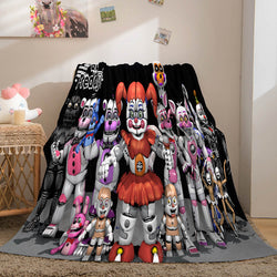 Game Five Nights at Freddy's Cosplay Blanket Flannel Caroset Throw (Online Order Only)