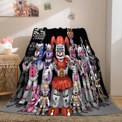 Five Nights at Freddy's Flannel Fleece Blanket (Online Order Only)