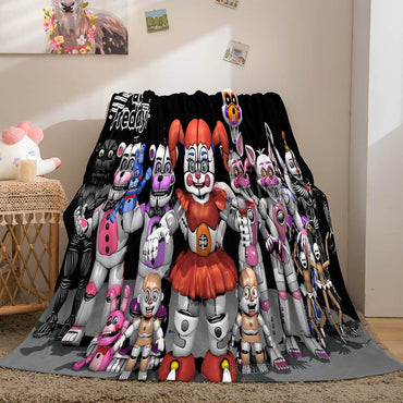 Five Nights at Freddy's Flannel Fleece Blanket (Online Order Only)