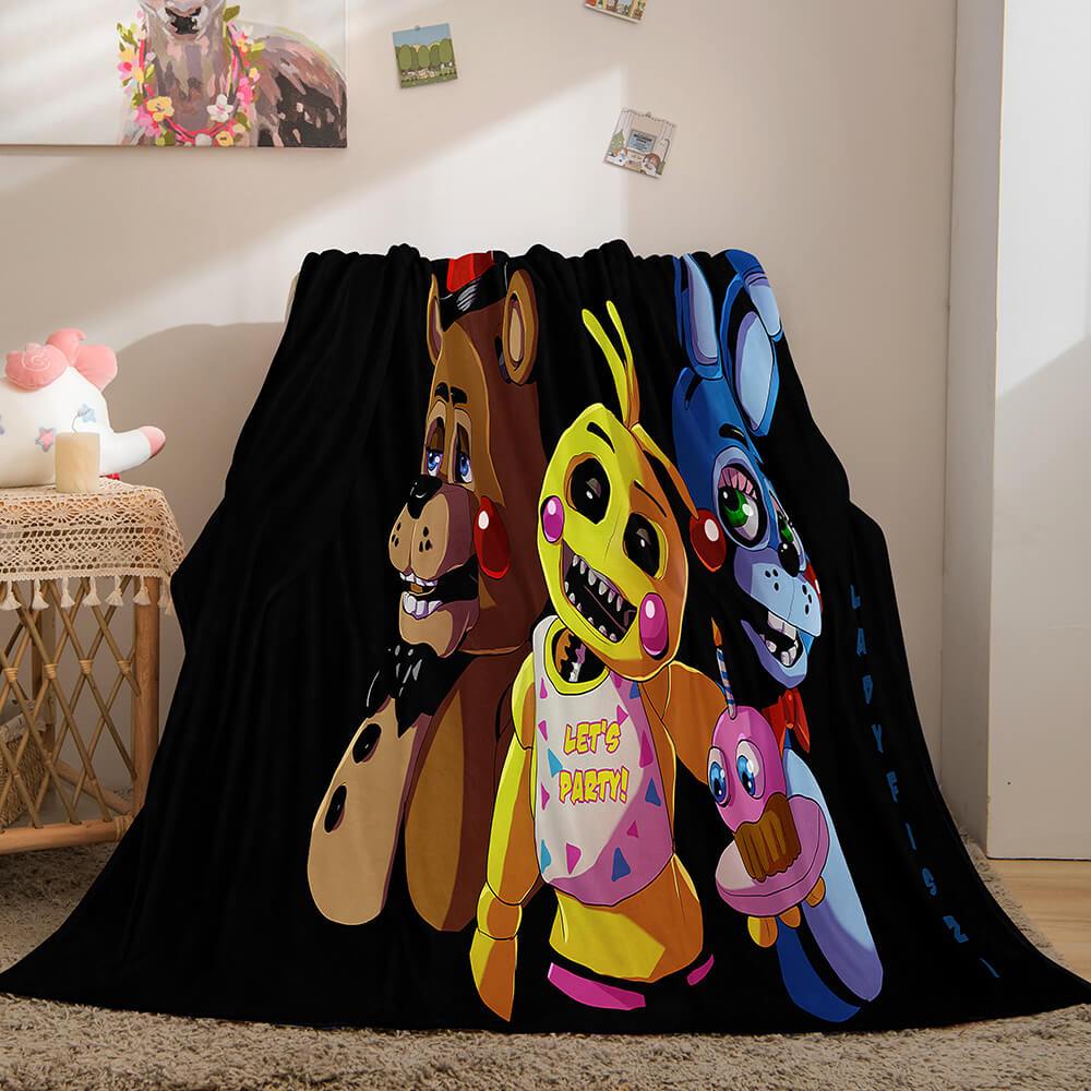 Five Nights at Freddy's Flannel Fleece Blanket (Online Order Only)