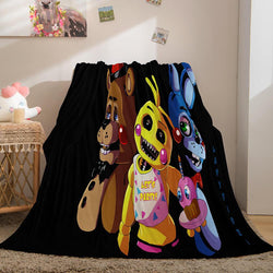 Five Nights at Freddy's Flannel Fleece Blanket (Online Order Only)