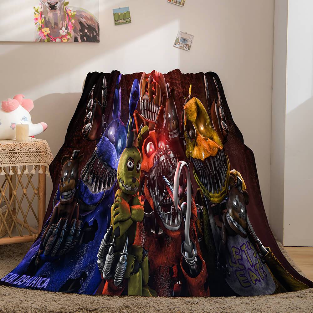 Five Nights at Freddy's Flannel Fleece Blanket (Online Order Only)